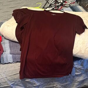 Goodfellow & Co Deep Red Tee 2-Pack